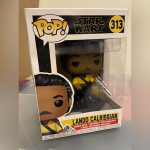 Funko Pop Star Wars Figure with Yellow and Black Outfit